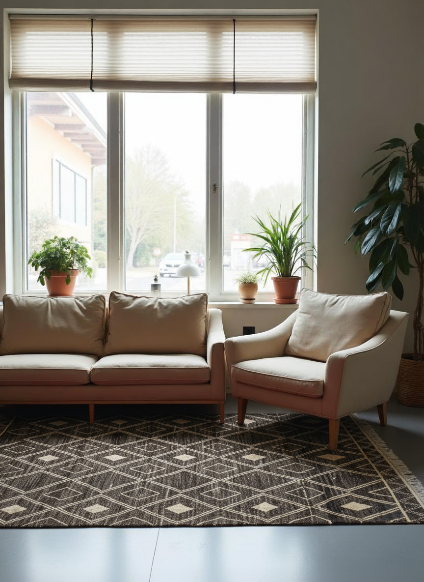 Meknes Hand Knotted Rug - Size: 9.1 x 6.2