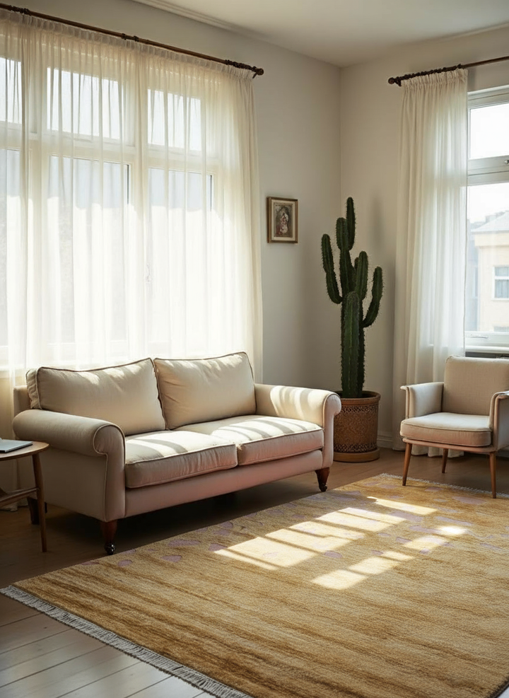 Metroista Hand Knotted Rug - Size: 8.2 x 5.3