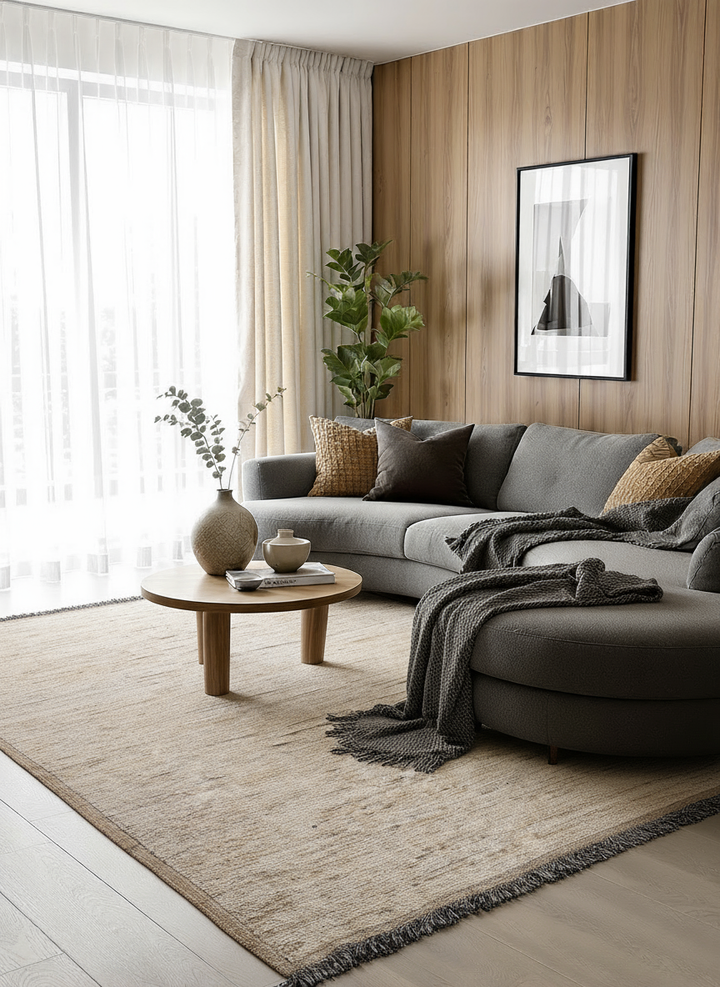 Haven Hand Knotted Rug - Size: 11.6 x 9.1