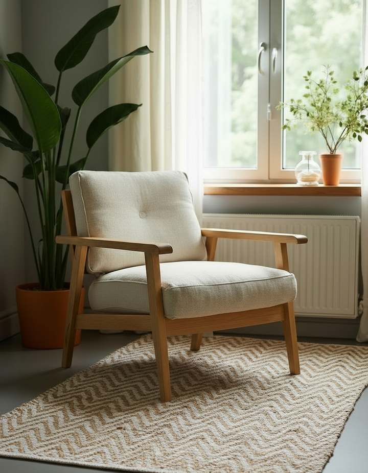 Braided Natural Jute Rug - Size: 3.11 x 2.1