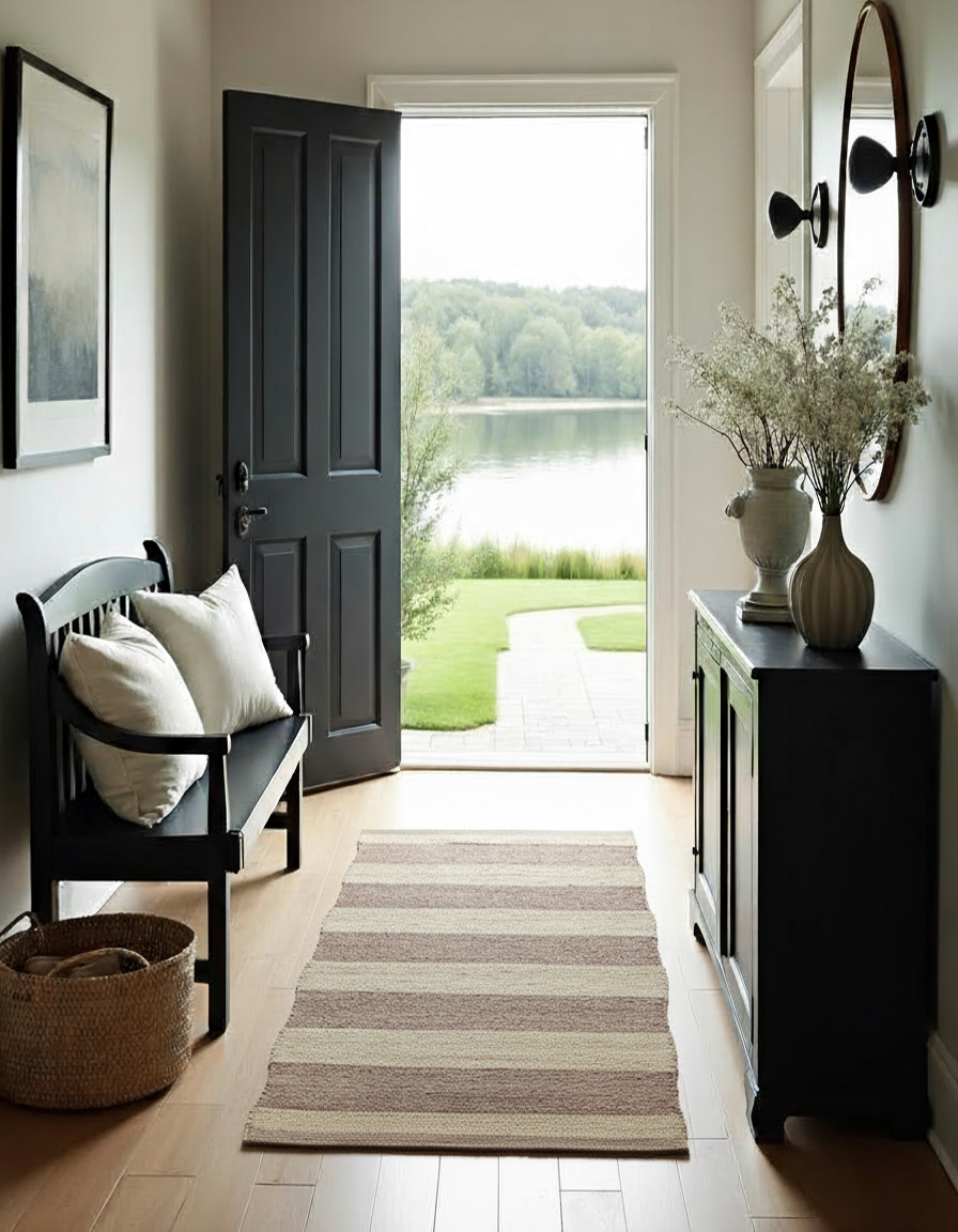 Braided Natural Jute Runner - Size: 5 x 2.7