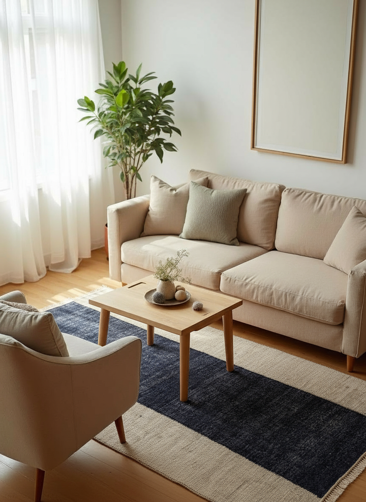 Eidos Flatweave Rug - Size: 8.2 x 5