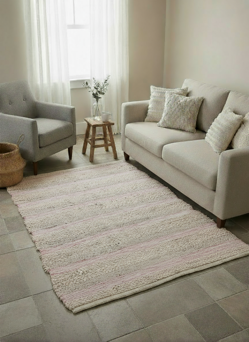 Loop Natural Jute Rug - Size: 6.2 x 4.1