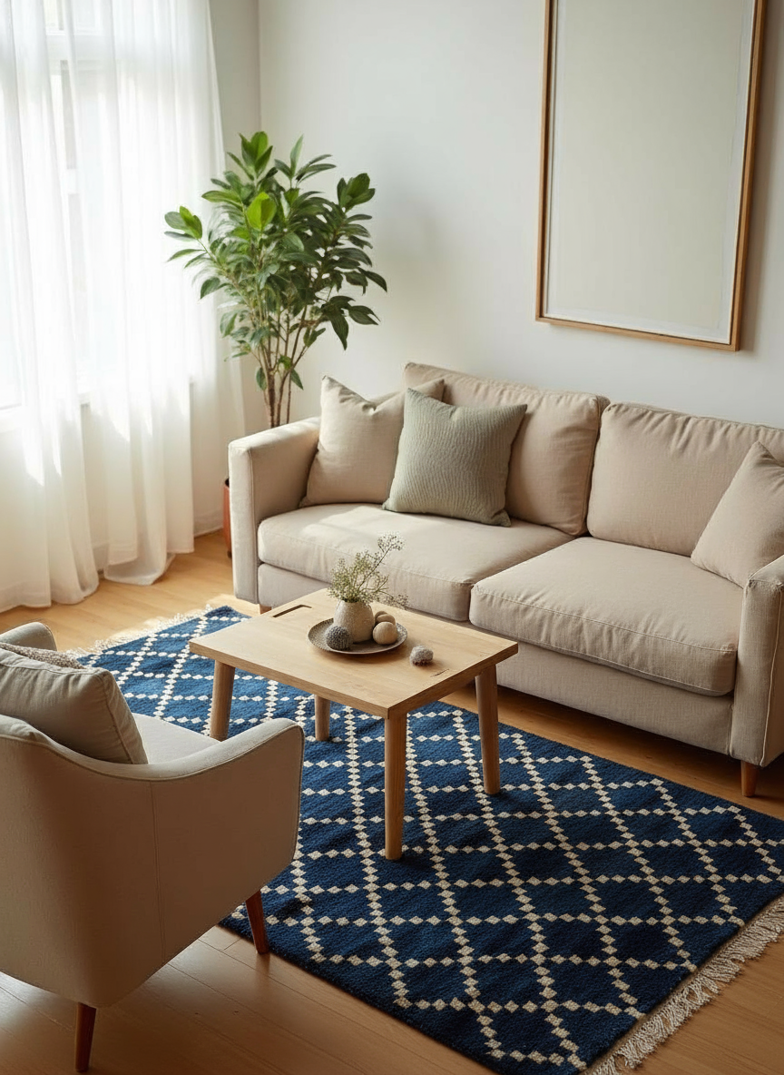 Oases Hand Knotted Rug - Custom Size