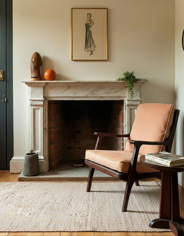 Braided Natural Jute Rug - Size: 5.1 x 3.1