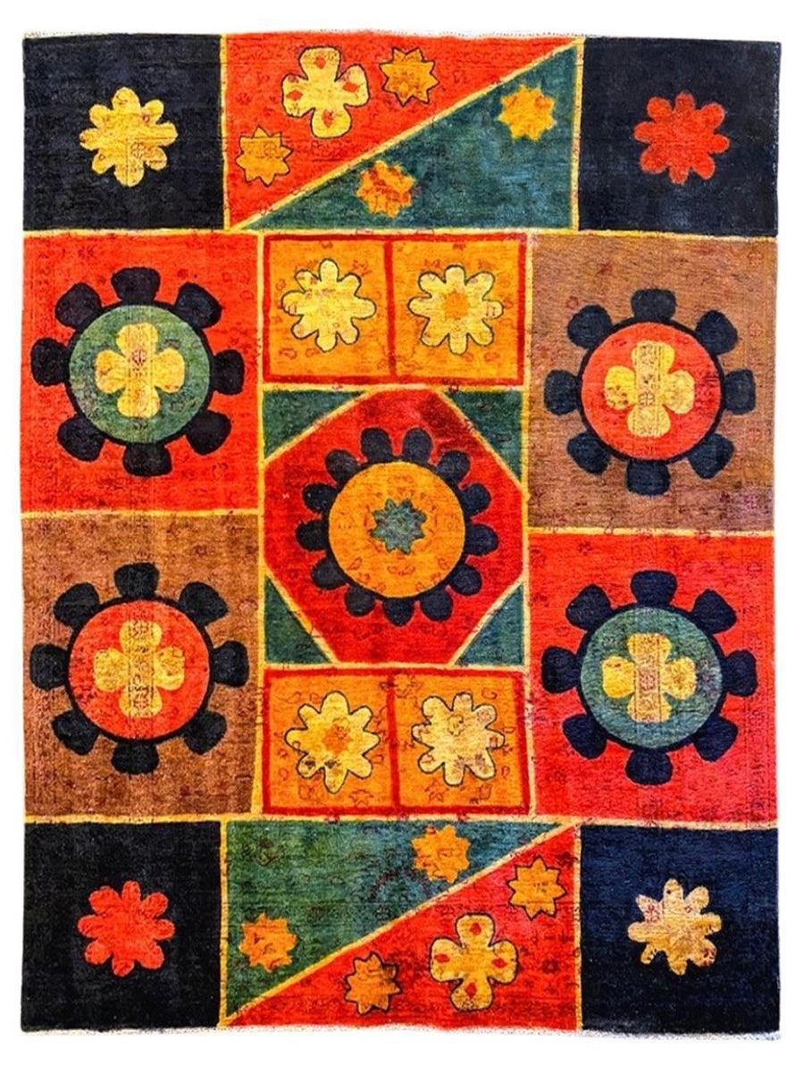 Gabbeh Kids Rug - Size: 6.4 x 4.9