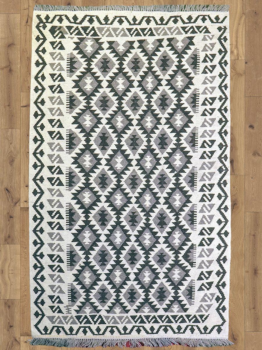 Neutral Bohemian Kilim - Size: 6 x 3.11