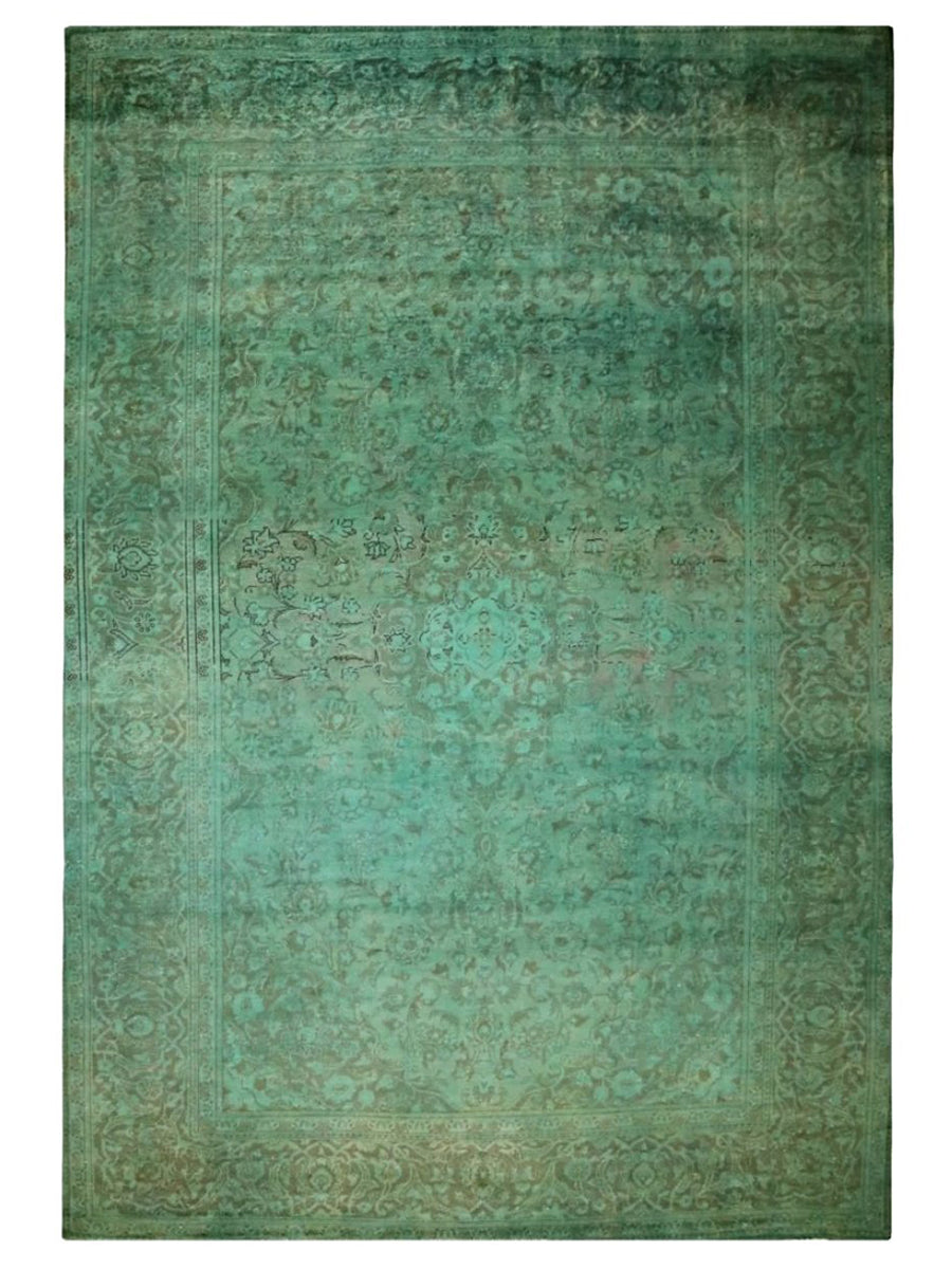 Kashan Overdyed Rug - Size: 11.6 x 8