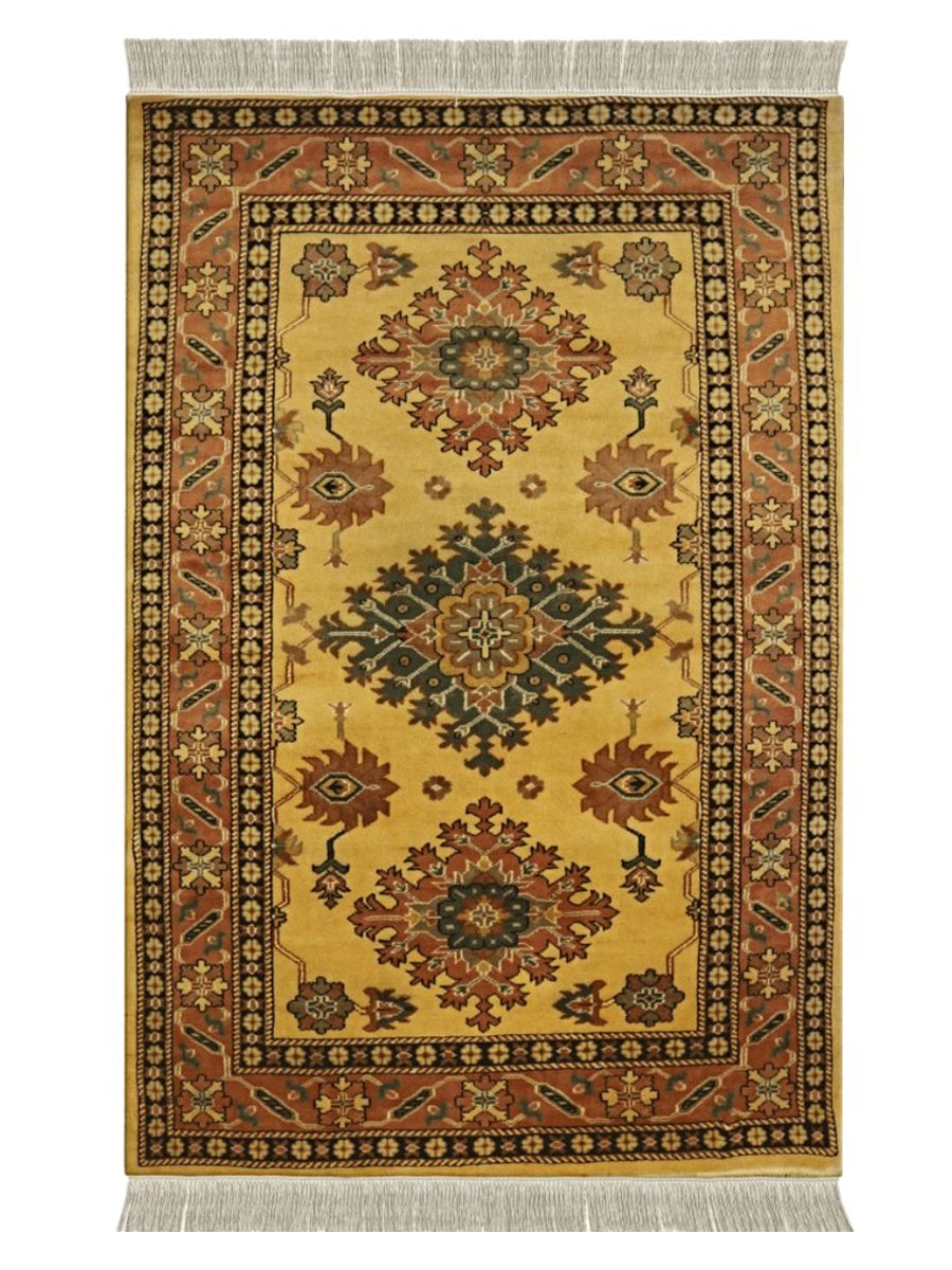 Pakistani Double Knot Rug - Size: 6 x 4