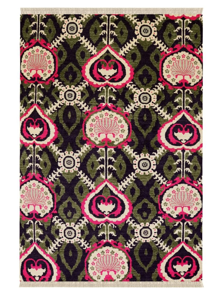 Suzani Rug - Size: 9.2 x 6.2