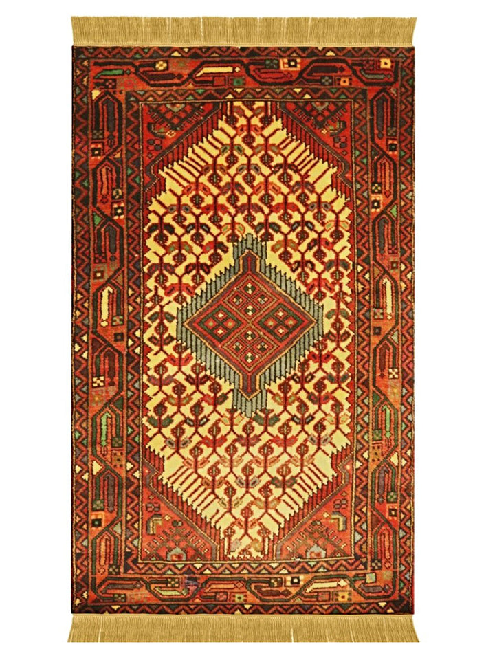 Abshari Tribal Rug - Size: 4 x 2.5 - Imam Carpet Co