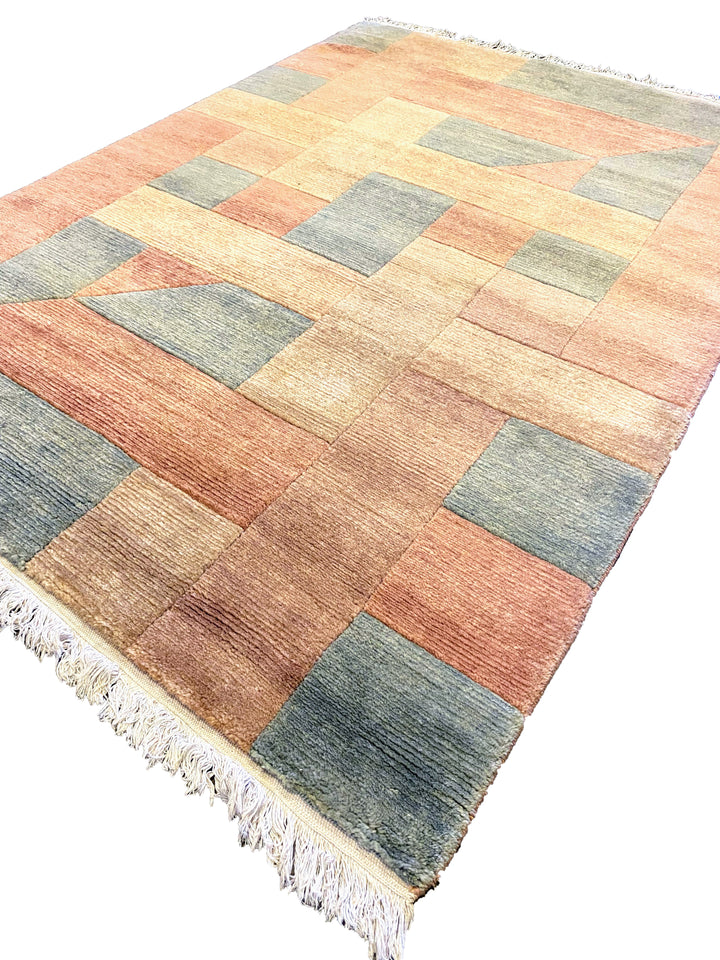 Modern Gabbeh Rug - Size: 6.4 x 4.7 - Imam Carpet Co