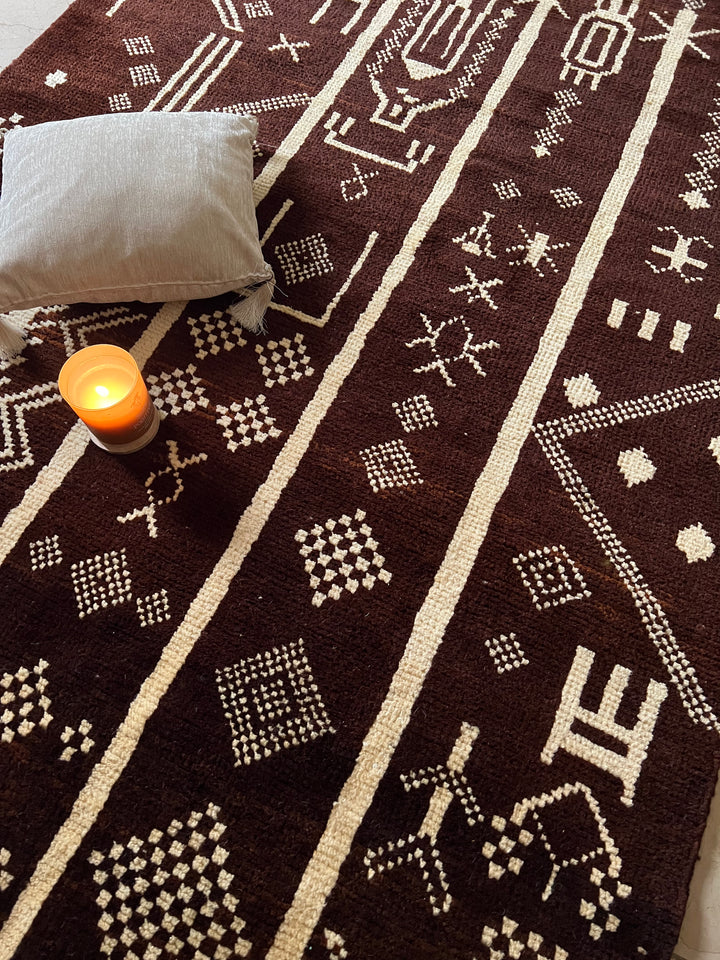 Qehwi - Size: 6.1 x 4.1 - Imam Carpet Co