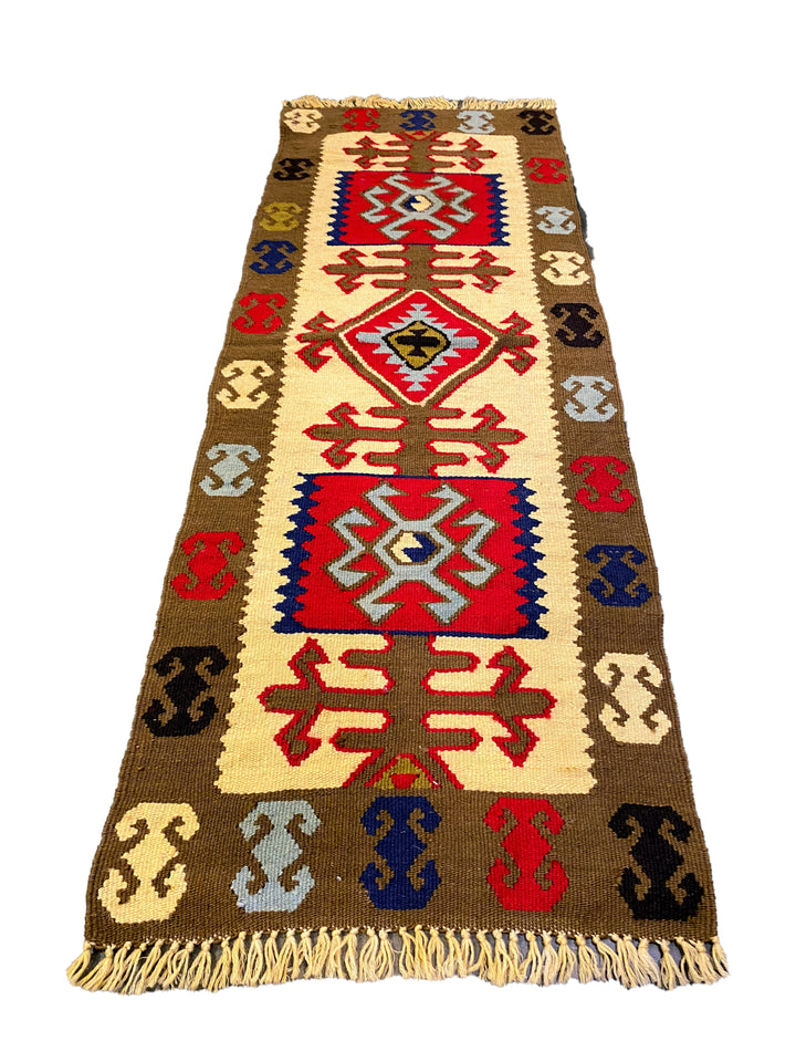 Gokce - Size: 3.8 x 1.3 - Imam Carpet Co