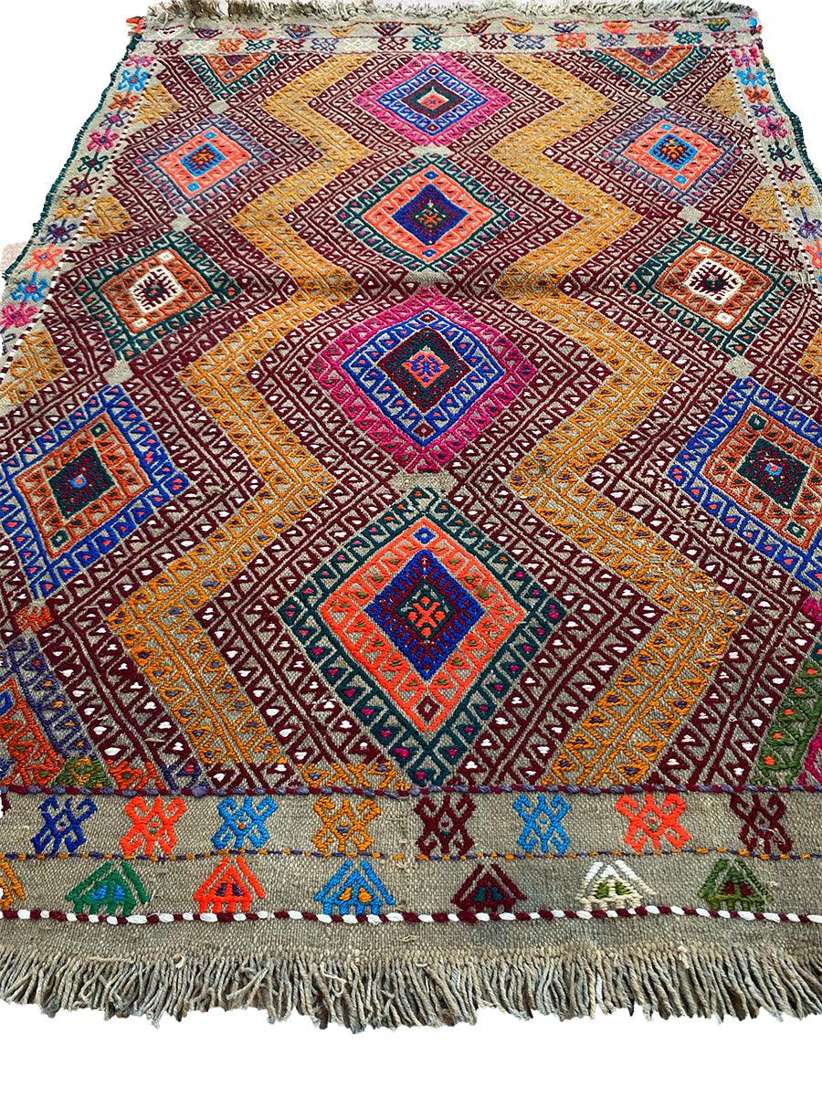 Ebru - Size: 3.4 x 2.4 - Imam Carpet Co