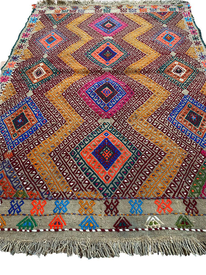 Ebru - Size: 3.4 x 2.4 - Imam Carpet Co