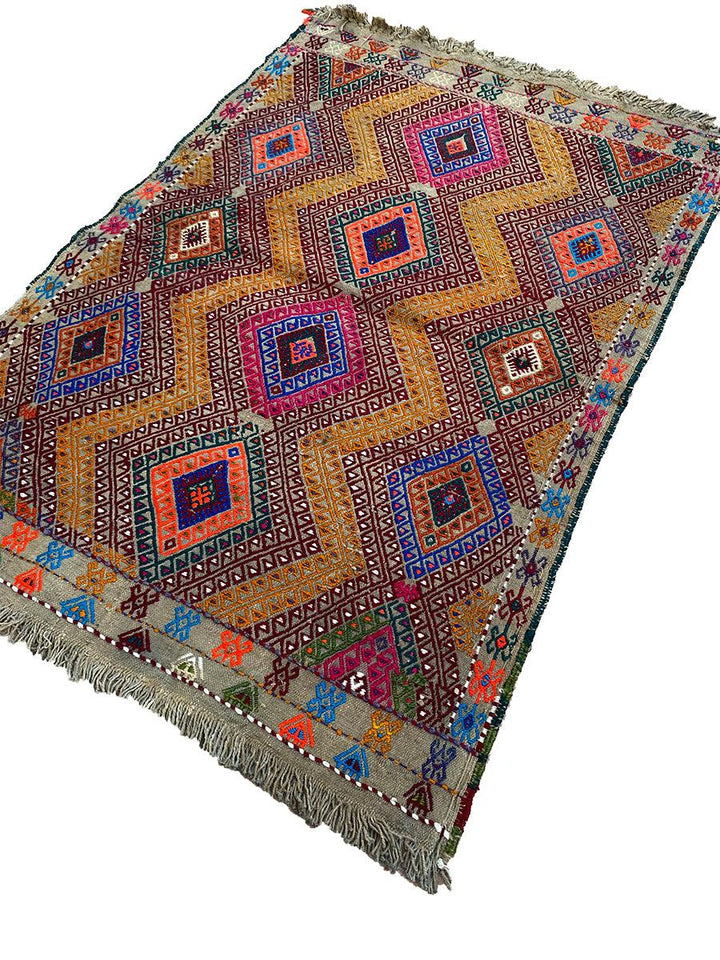 Ebru - Size: 3.4 x 2.4 - Imam Carpet Co