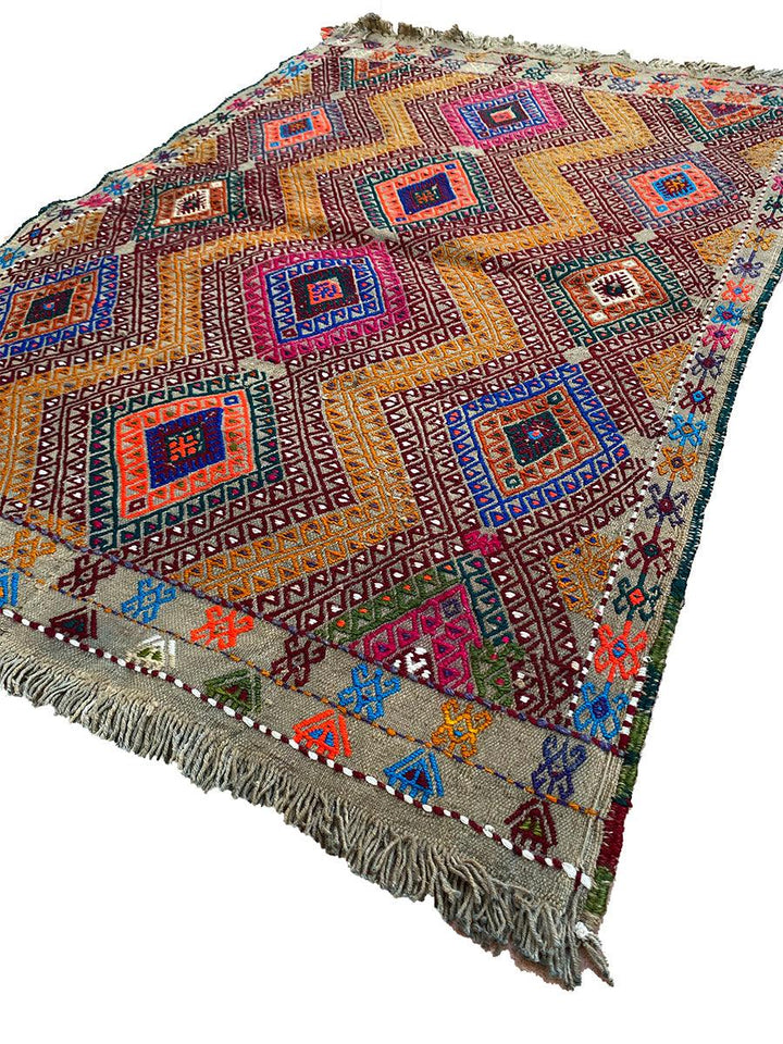 Ebru - Size: 3.4 x 2.4 - Imam Carpet Co