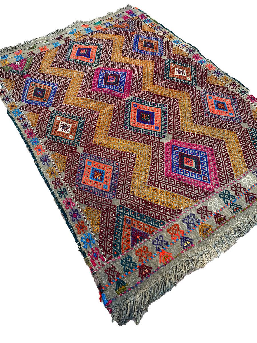 Ebru - Size: 3.4 x 2.4 - Imam Carpet Co