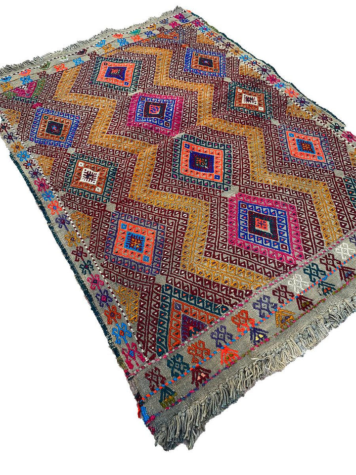Ebru - Size: 3.4 x 2.4 - Imam Carpet Co