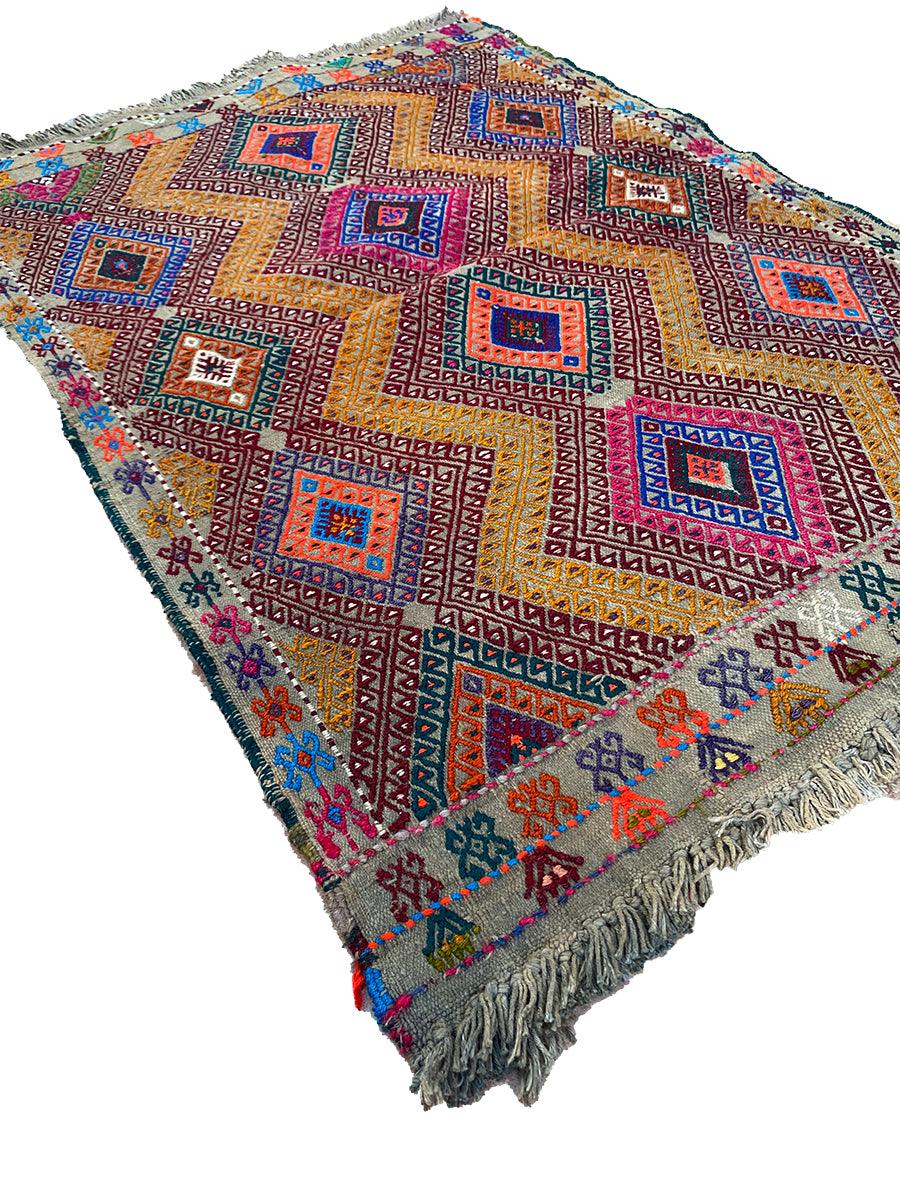 Ebru - Size: 3.4 x 2.4 - Imam Carpet Co