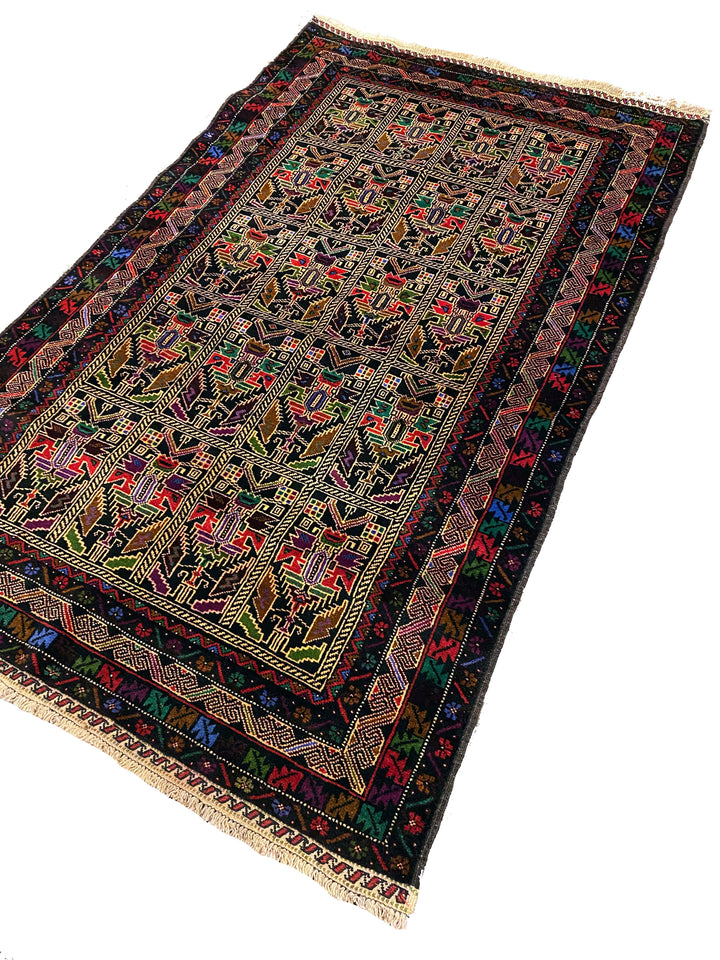 Gul - Size: 6.5 x 3.11 - Imam Carpet Co