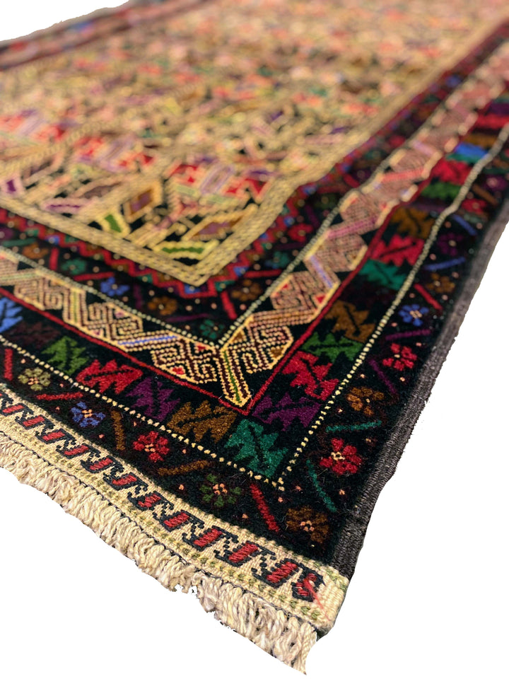 Gul - Size: 6.5 x 3.11 - Imam Carpet Co