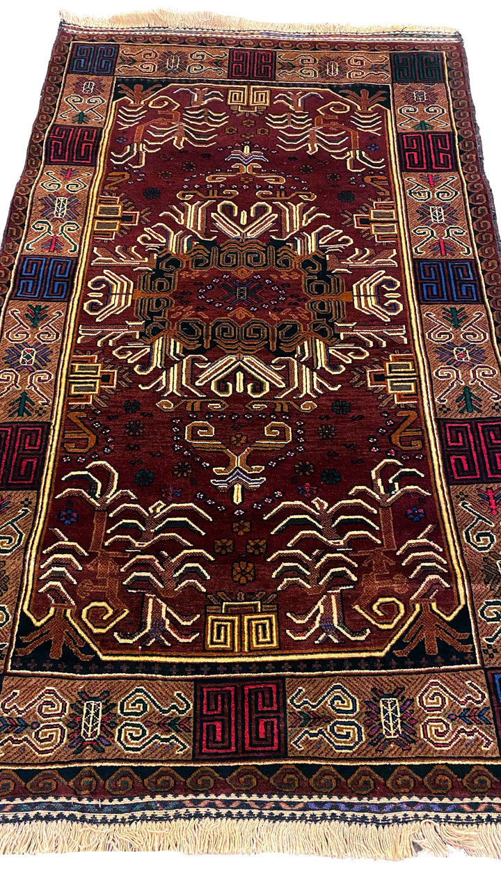 Herati Balochi Tribal Rug - Size: 6.4 x 3.8 - Imam Carpet Co