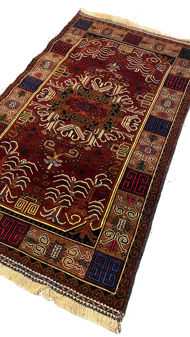 Herati Balochi Tribal Rug - Size: 6.4 x 3.8 - Imam Carpet Co