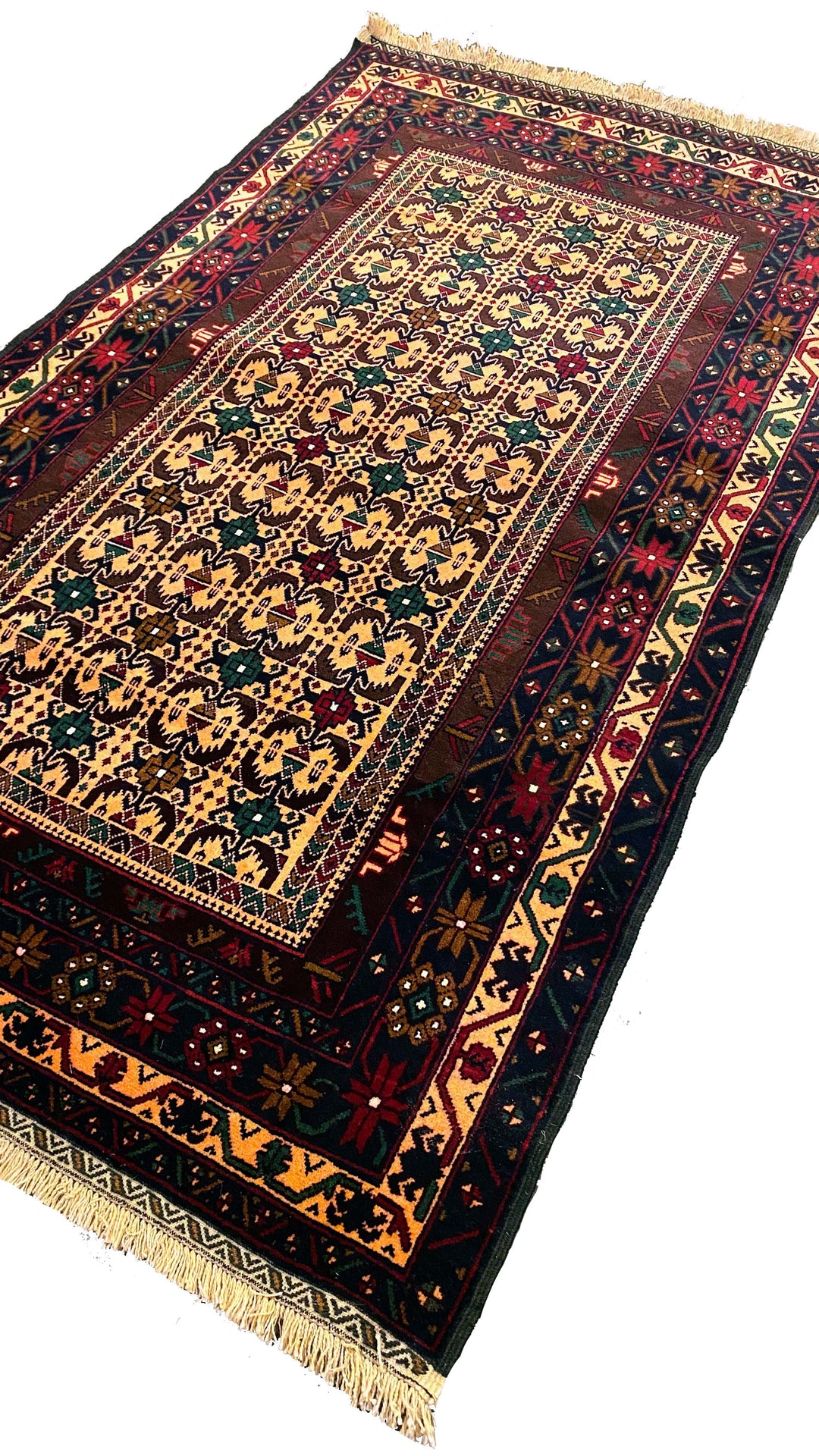 Herati Balochi Tribal Rug - Size: 6.10 x 4.0 - Imam Carpet Co