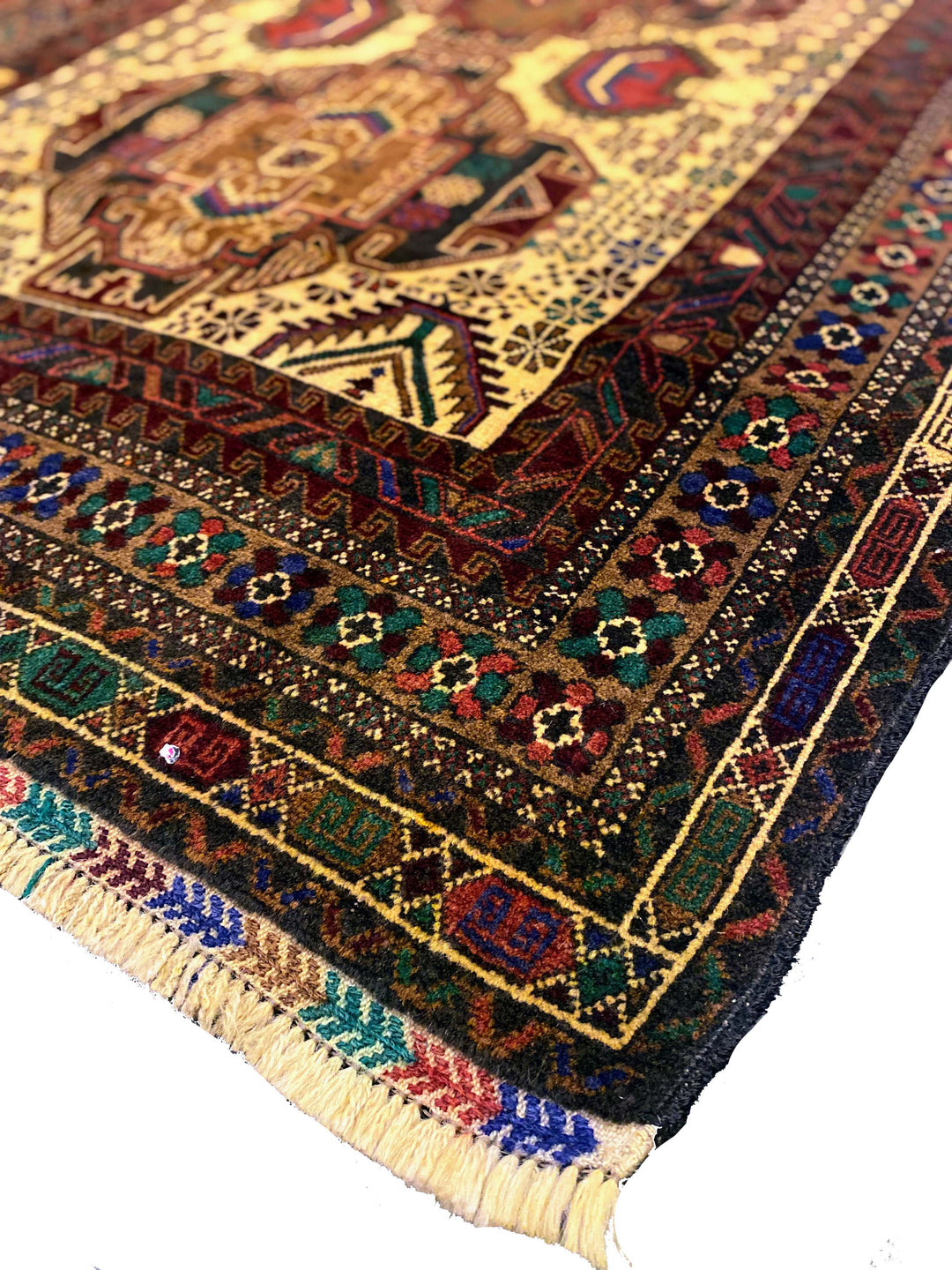 Basque - Size: 6.6 x 3.11 - Imam Carpet Co