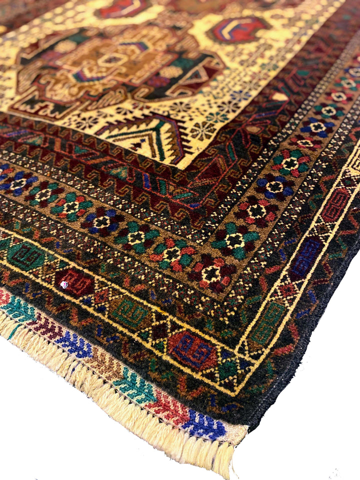 Basque - Size: 6.6 x 3.11 - Imam Carpet Co