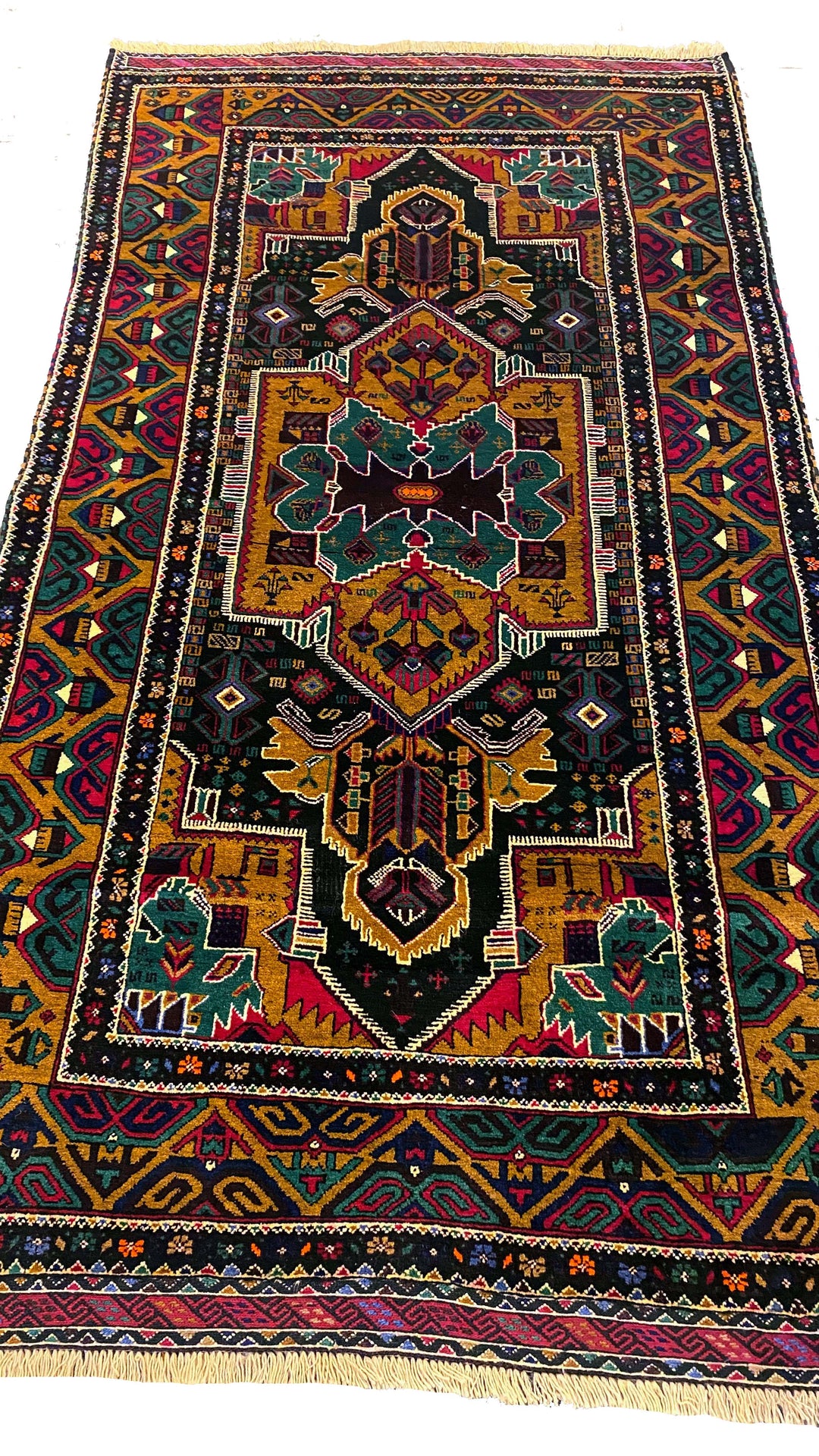 Herati Balochi Tribal Rug - Size: 6.10 x 3.7 - Imam Carpet Co