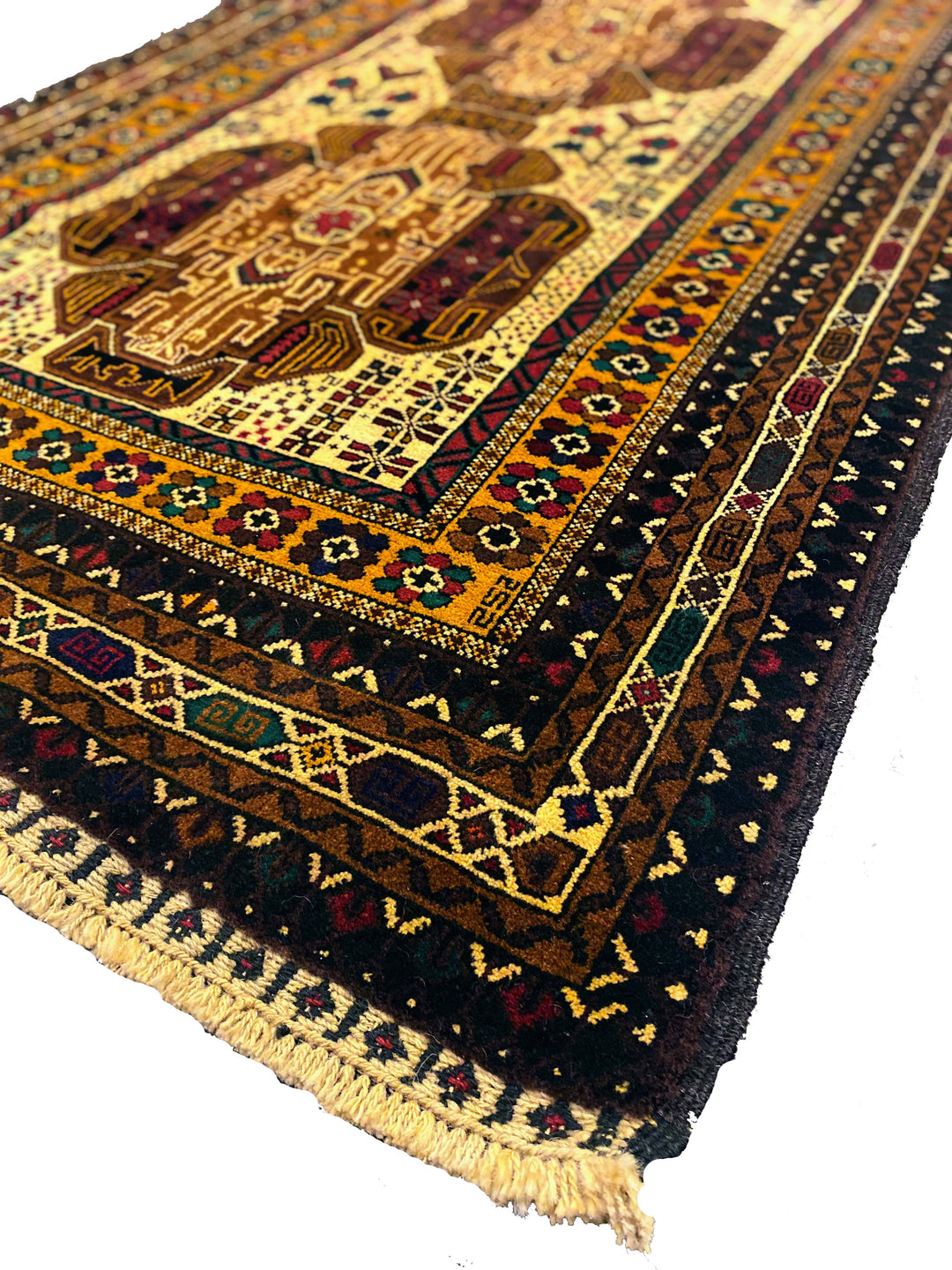 Medalhao - Size: 7.7 x 3.8 - Imam Carpet Co