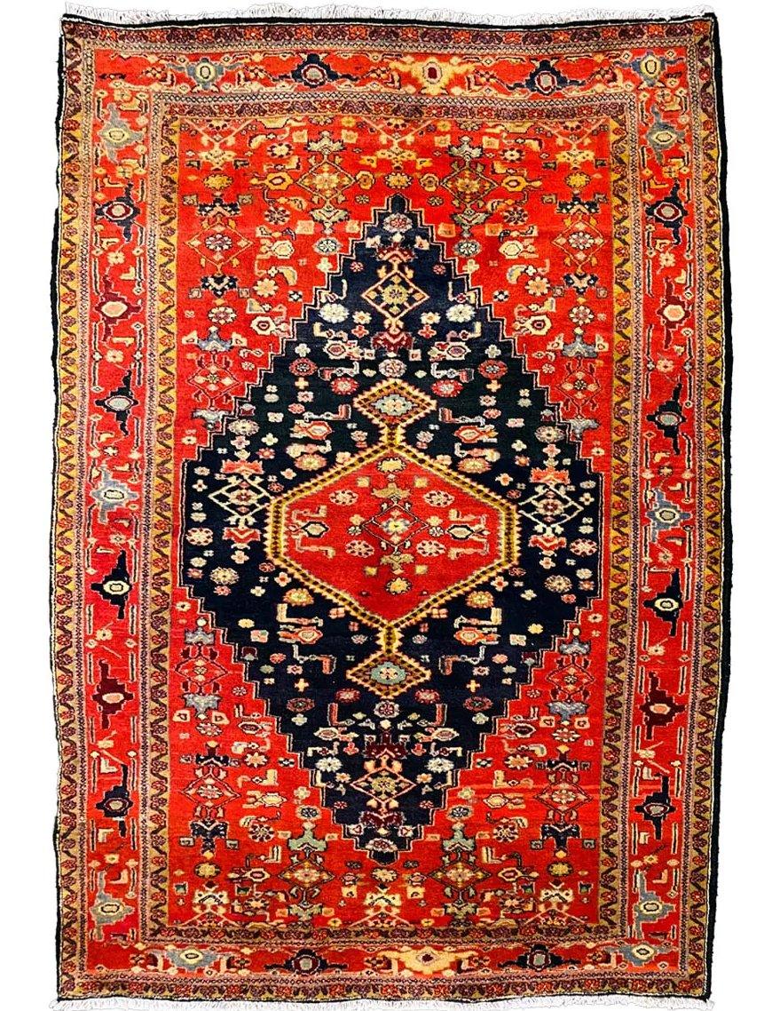 Zwart - Size: 6.6 x 4.6 - Imam Carpet Co