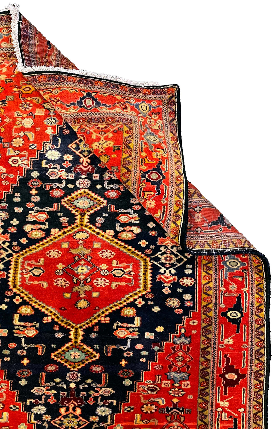 Zwart - Size: 6.6 x 4.6 - Imam Carpet Co