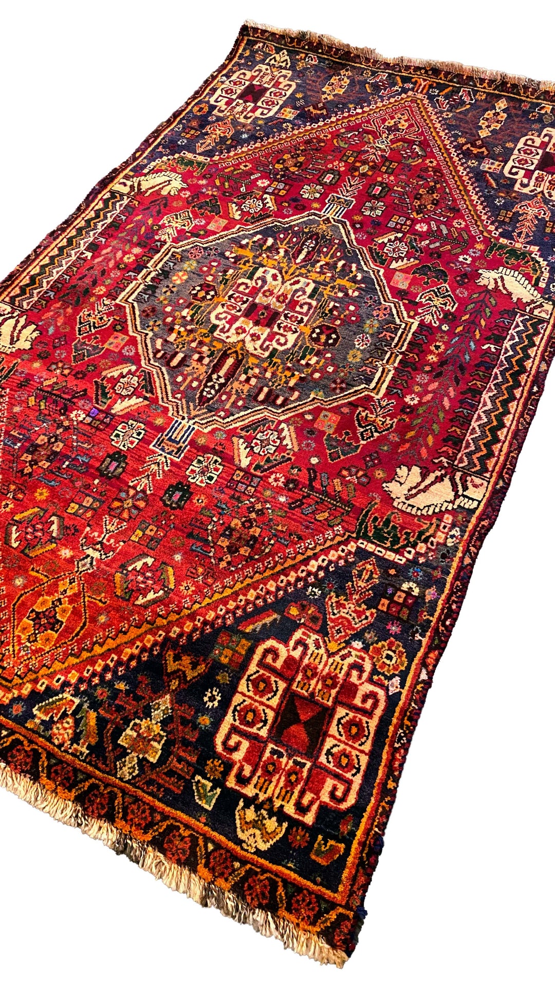 Czarny - Size: 6.7 x 3.10 - Imam Carpet Co