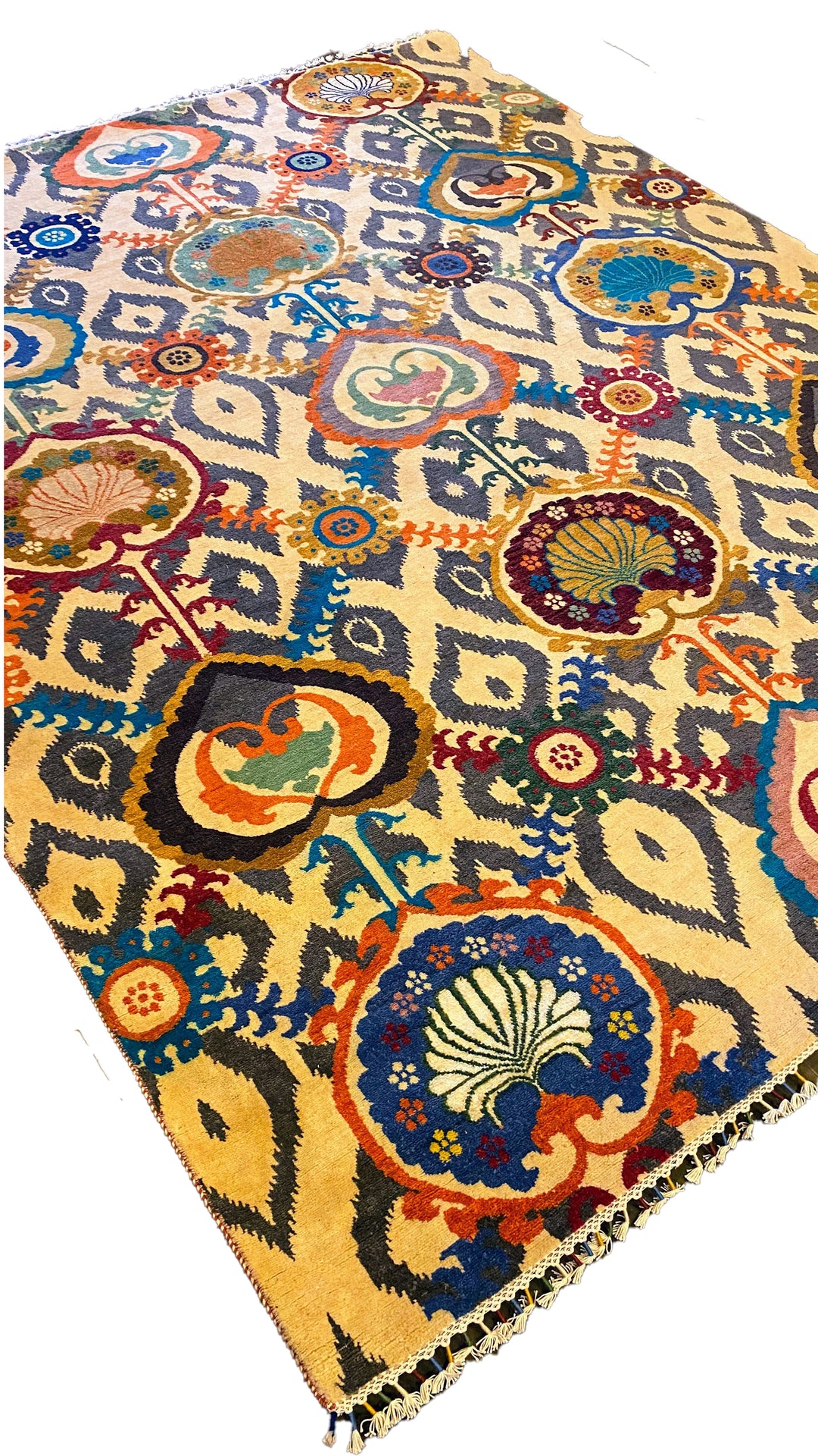 Anuenue - Size: 10.4 x 8.2 - Imam Carpet Co