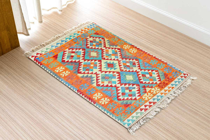 Renkli - Size: 4.10 x 3.6 - Imam Carpet Co