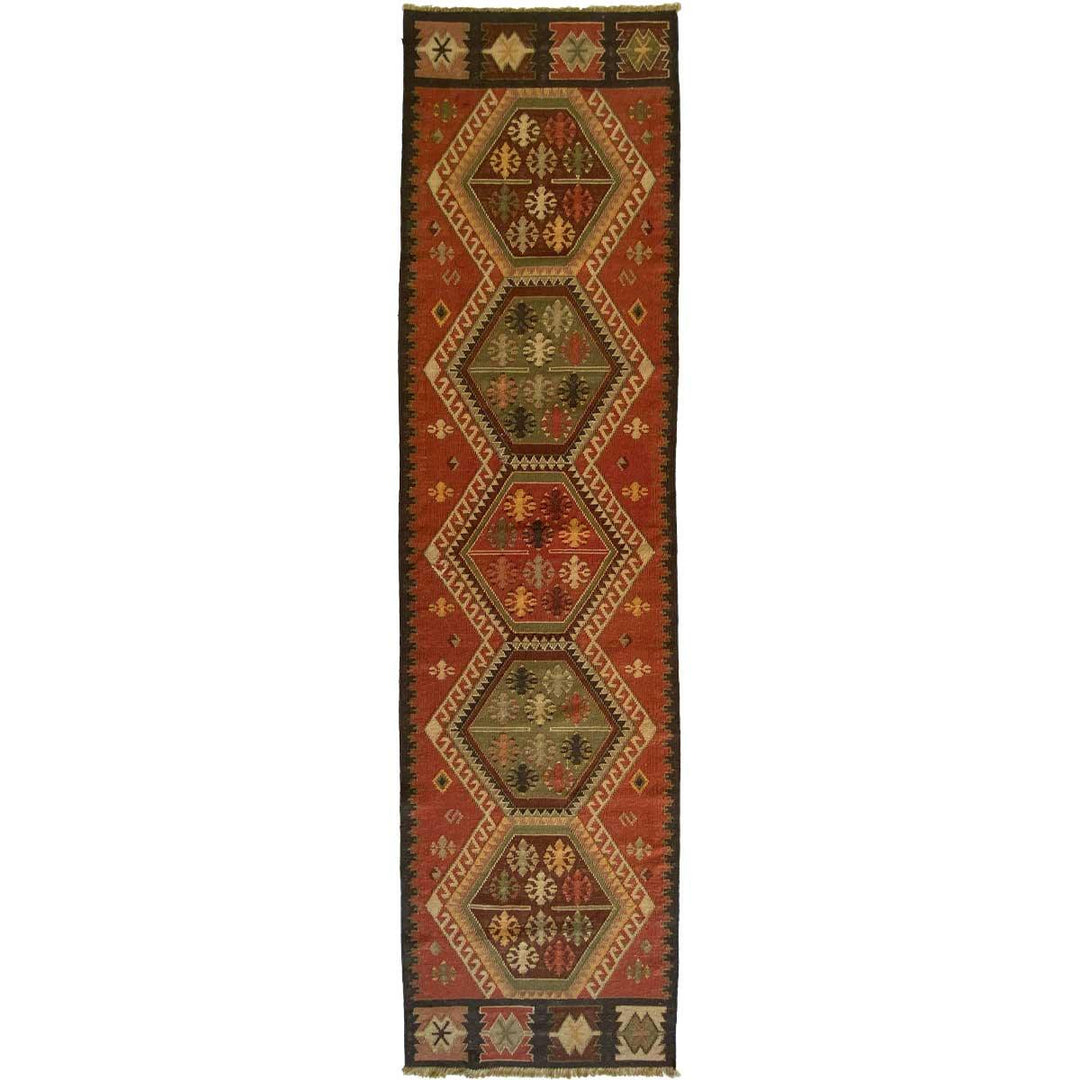 Turkish Runner - size: 9.9 x 2.7 - Imam Carpet Co