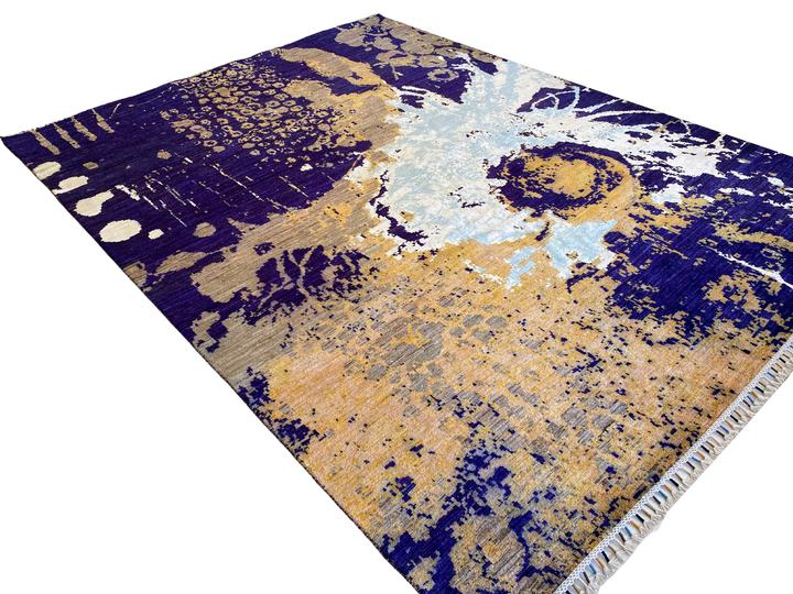 FireBall Abstract Rug - Size: 10.2 x 8.1 - Imam Carpet Co