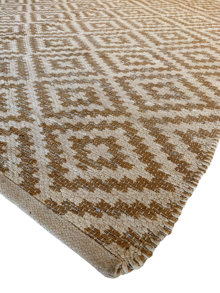 Diamond Flatweave Rug - Size: 7.2 x 5.3 - Imam Carpet Co