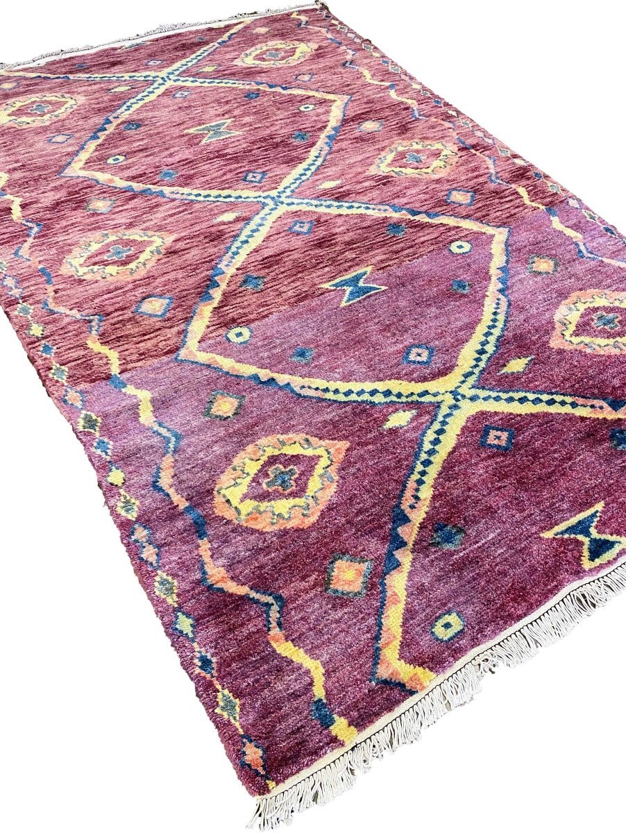 Abrush Moroccan Rug - Size: 8.1 x 5.6 - Imam Carpet Co