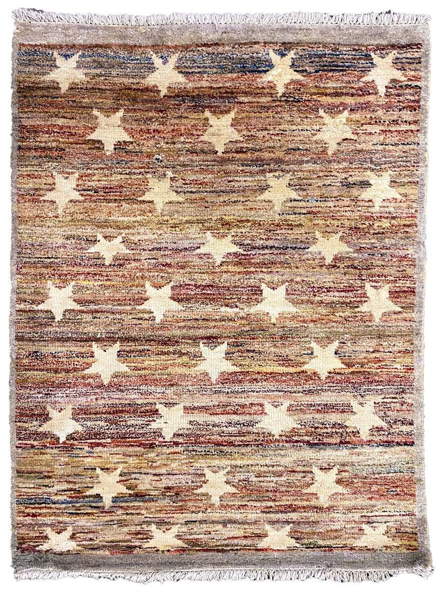 Abrush Stars Rug - Size: 4 x 6 - Imam Carpet Co