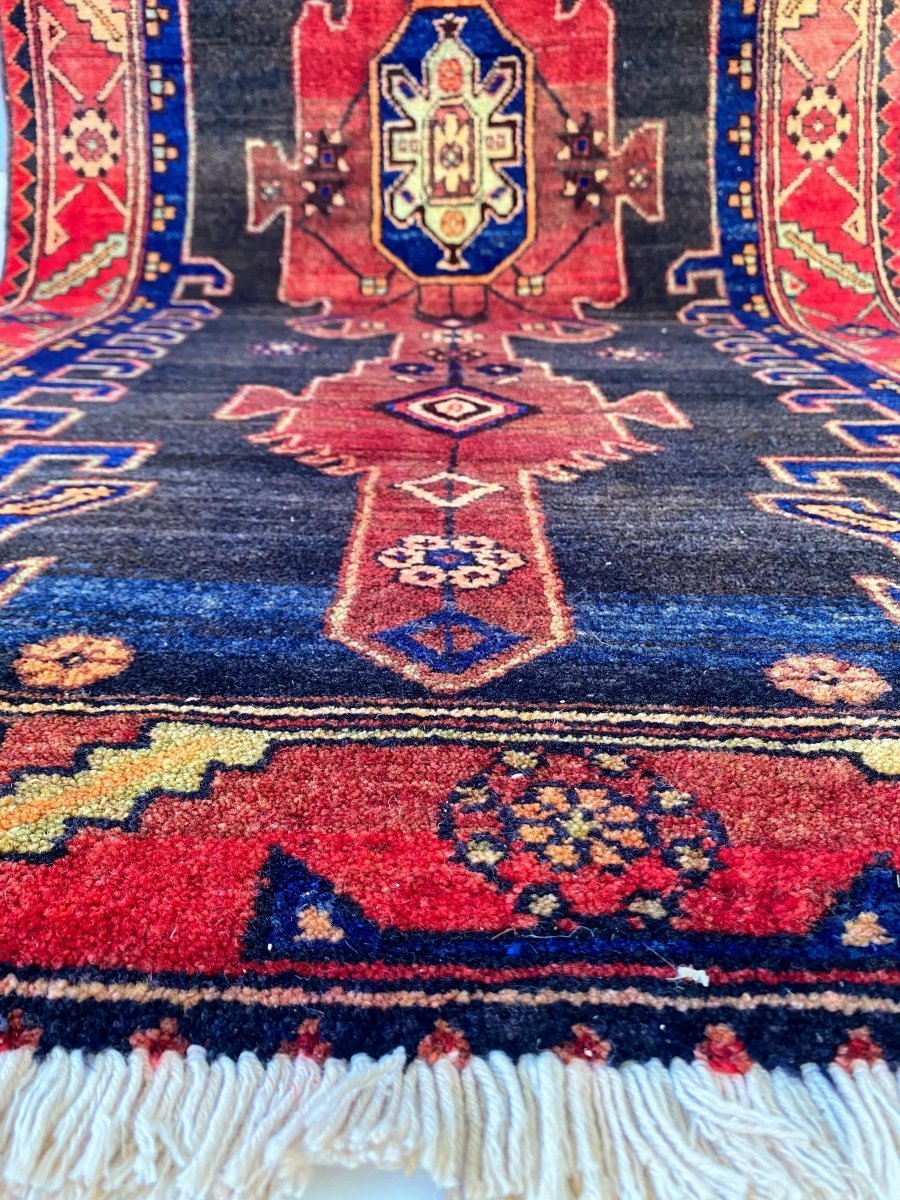 Abrush Tribal Runner - Size: 9.5 x 3.3 - Imam Carpet Co