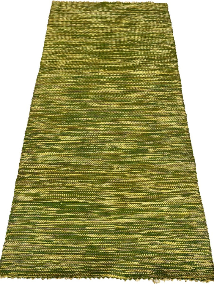 Abstract Green Runner - Size: 6 x 2.11 - Imam Carpets Online Store