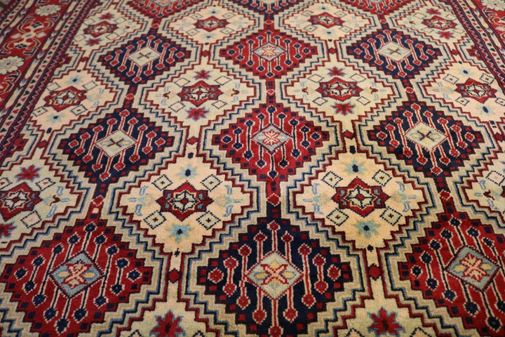 Afghani - 6.10 x 5.3 - Mazaar Sharif Handmade Carpet - Imam Carpets - Online Shop