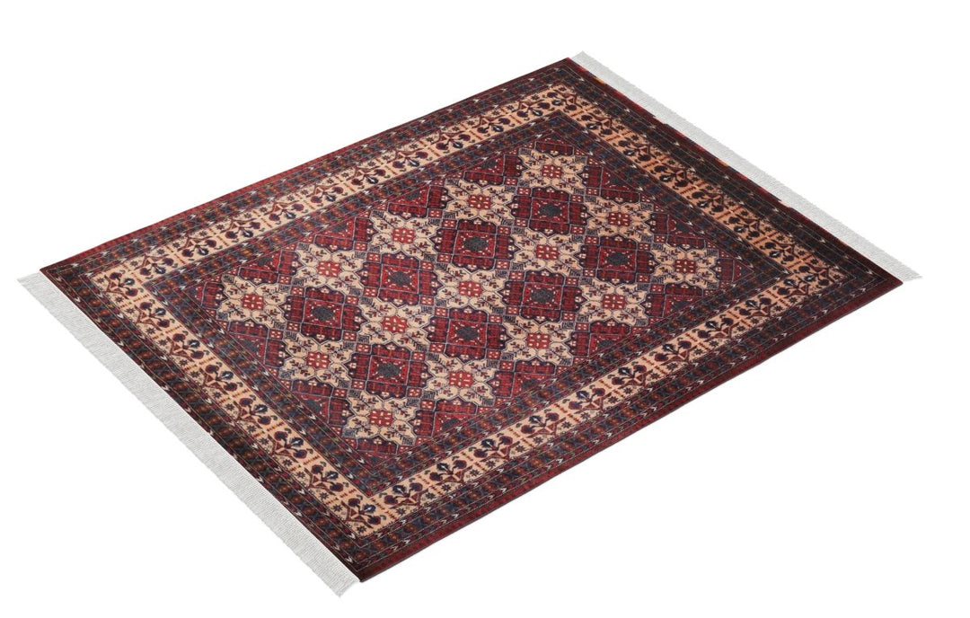 Afghani - 6.6 x 5 - Mazaar Sharif Handmade Carpet - Imam Carpets - Online Shop