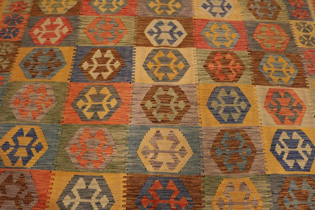 Afghani Chobi - 6.3 x 8 - Handmade Kilim - Imam Carpets - Online Shop