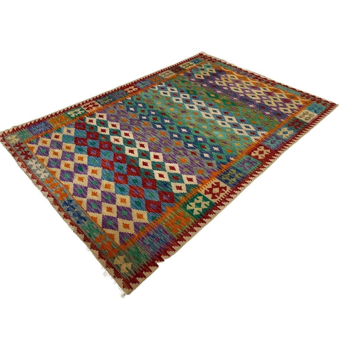 Afghani Chobi Kilim - Size: 8.3 x 5.8 - Imam Carpets - Online Shop